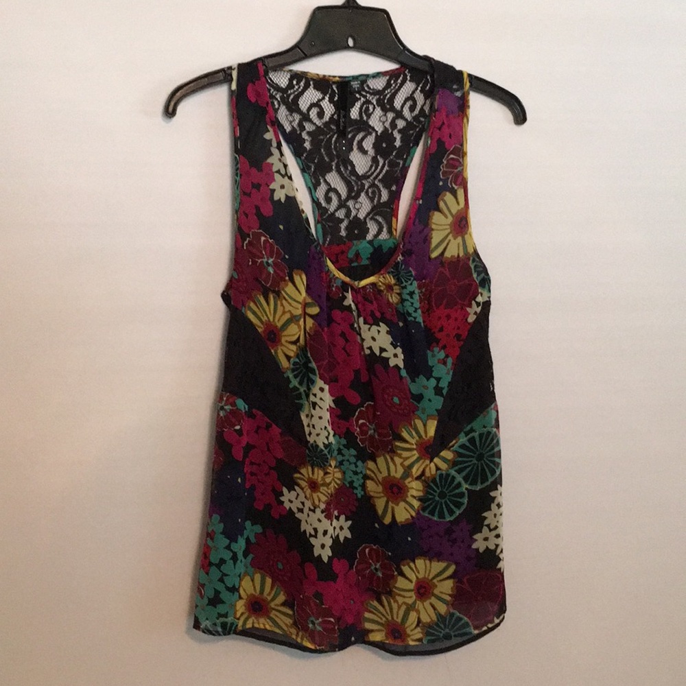Bellatrix Floral and Lace Tank